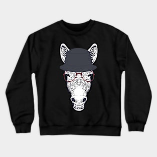 Hand drawn horse Crewneck Sweatshirt